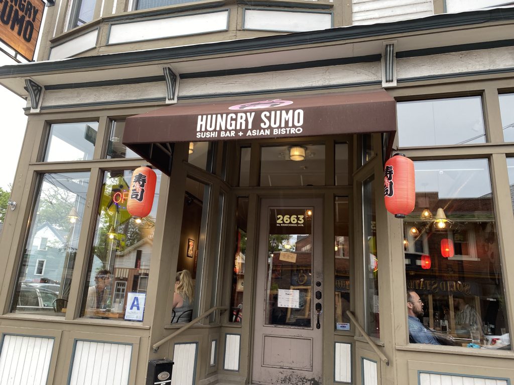 Hungry Sumo Sushi Bar & Asian Bistro. Photo taken July 12, 2023 by Cari Taylor-Carlson.