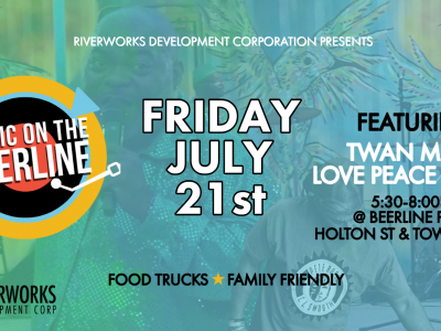 Music on the Beerline is back with Twan Mack and Love, Peace and Soul