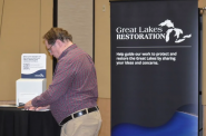 People are providing input on the next plan that will guide restoration work in the Great Lakes under the Great Lakes Restoration Initiative. Danielle Kaeding/WPR