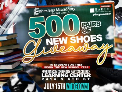 Back-to-school shoe giveaway comes to the 6th District on Saturday, July 15