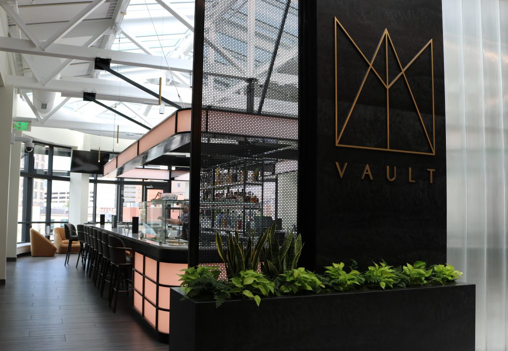 Vault cocktail lounge at the Associated Bank River Center, 111 E. Kilbourn Ave. Photo taken Aug. 29, 2023 by Sophie Bolich.