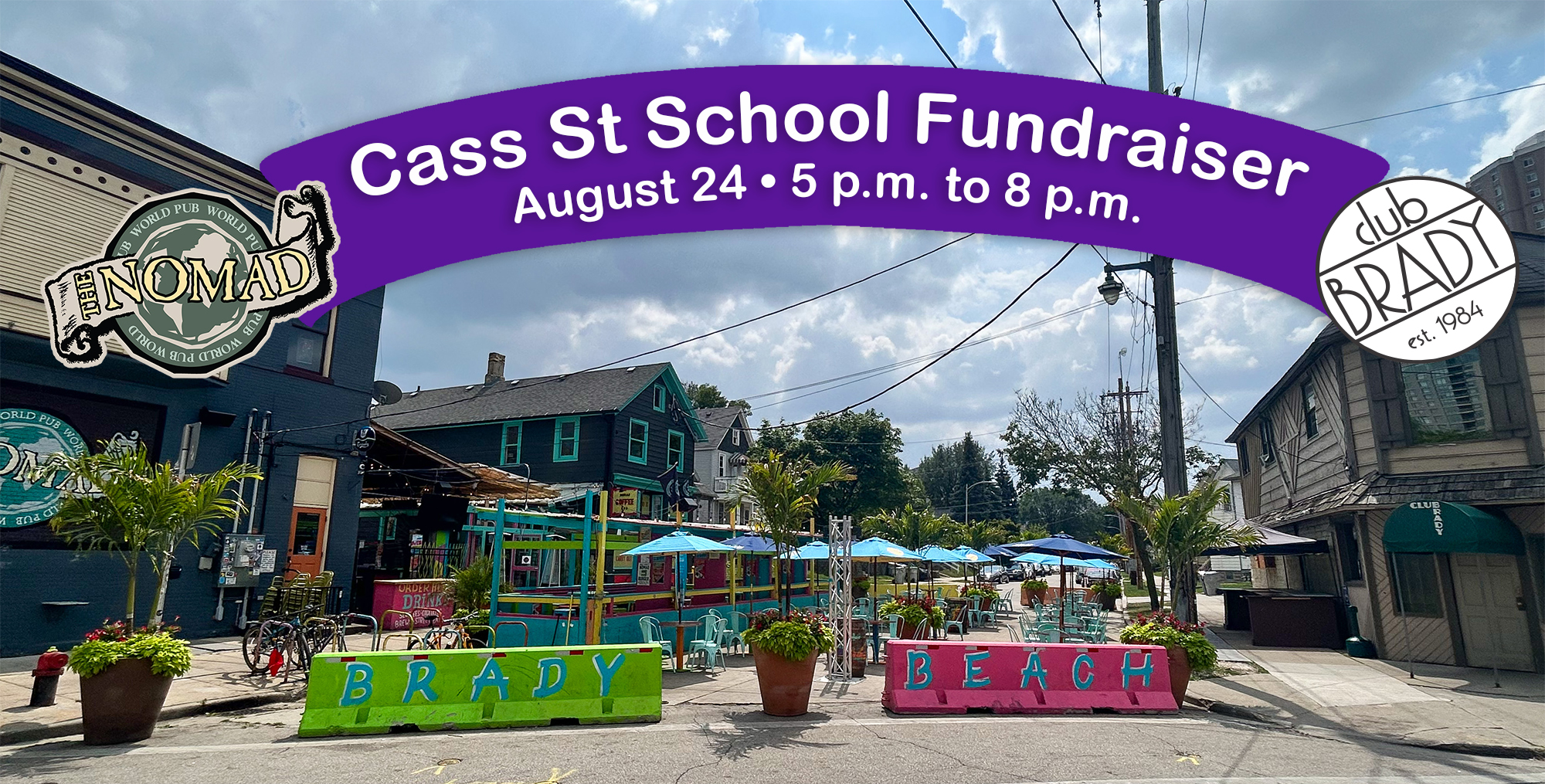 Brady Beach Fundraiser for Cass Street School