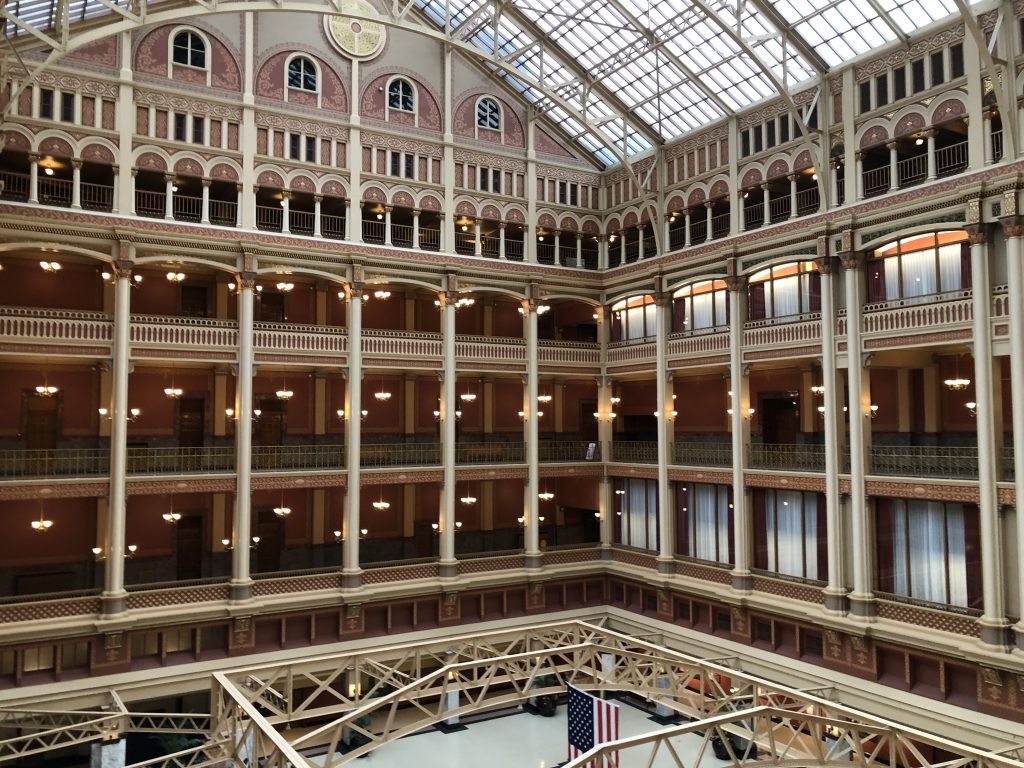 Milwaukee Federal Courthouse atrium. Photo by Jeramey Jannene.