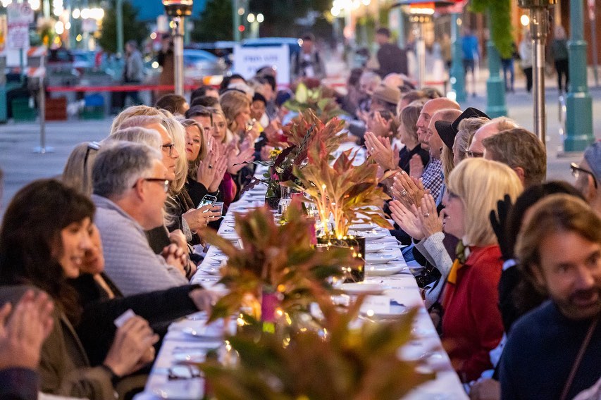 The inaugural Gather: A Long Table Dinner took place in 2022. Photo courtesy of Historic Third Ward Association