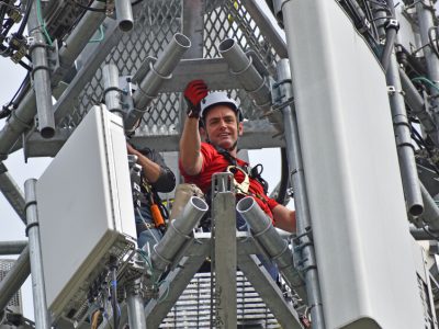 Rep. Gallagher Climbs Green Bay Cell Tower