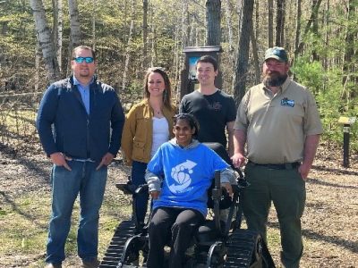 Peninsula State Park Receives Adaptive Wheelchair Donation