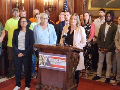 Legislative Democrats Unveil Agenda To Restore Worker Rights