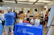 The Washington Park Library hosted an open house in late August for the Department of City Development’s Growing Milwaukee initiative. Photo by PrincessSafiya Byers/NNS.