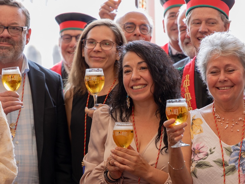 Lowlands Group’s Ileana Rivera Knighted by Belgian Brewers Guild