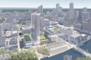 1001 N. Water St. redevelopment rendering. Image from the City of Milwaukee.