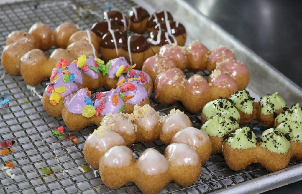 Mochi doughnuts at Mochidon. Photo taken Oct. 3, 2023 by Sophie Bolich.