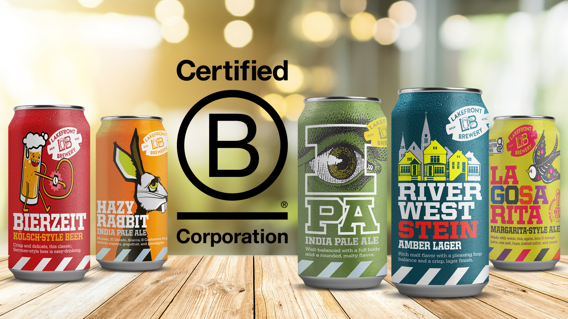 Lakefront Brewery is Recertified as a“Certified B Corporation.”