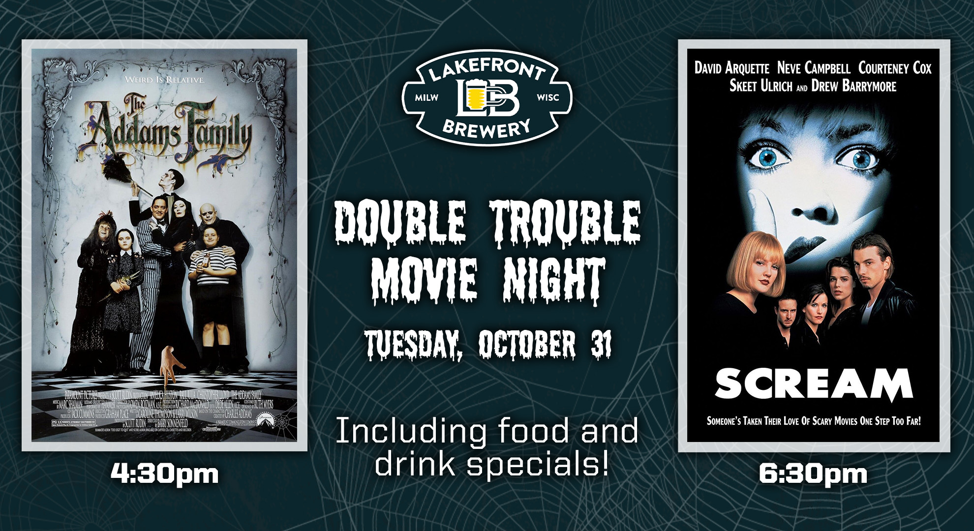 Lakefront Brewery Celebrates Halloween with a Double Feature