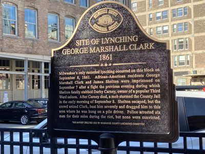 George Marshall Clark Plaque Dedicated in Third Ward