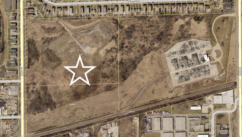 American Pharaoh Battery Energy Storage System site on N. 84th St. Image from City of Milwaukee Land Management System.