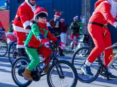 Wisconsin Bike Fed Hosts 23rd Annual Milwaukee Santa Cycle Rampage December 2, 2023