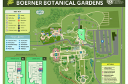 Map of Boerner Botanical Gardens.