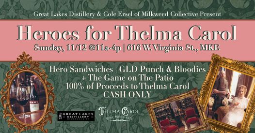 Heroes For Thelma Carol flyer. Image from Facebook.