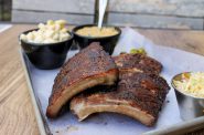 Baby back ribs and sides from Smoke Shack's Thanksgiving menu. Photo courtesy of Benson's Restaurant Group.