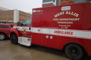 City of West Allis ambulance. Photo courtesy of Milwaukee County.