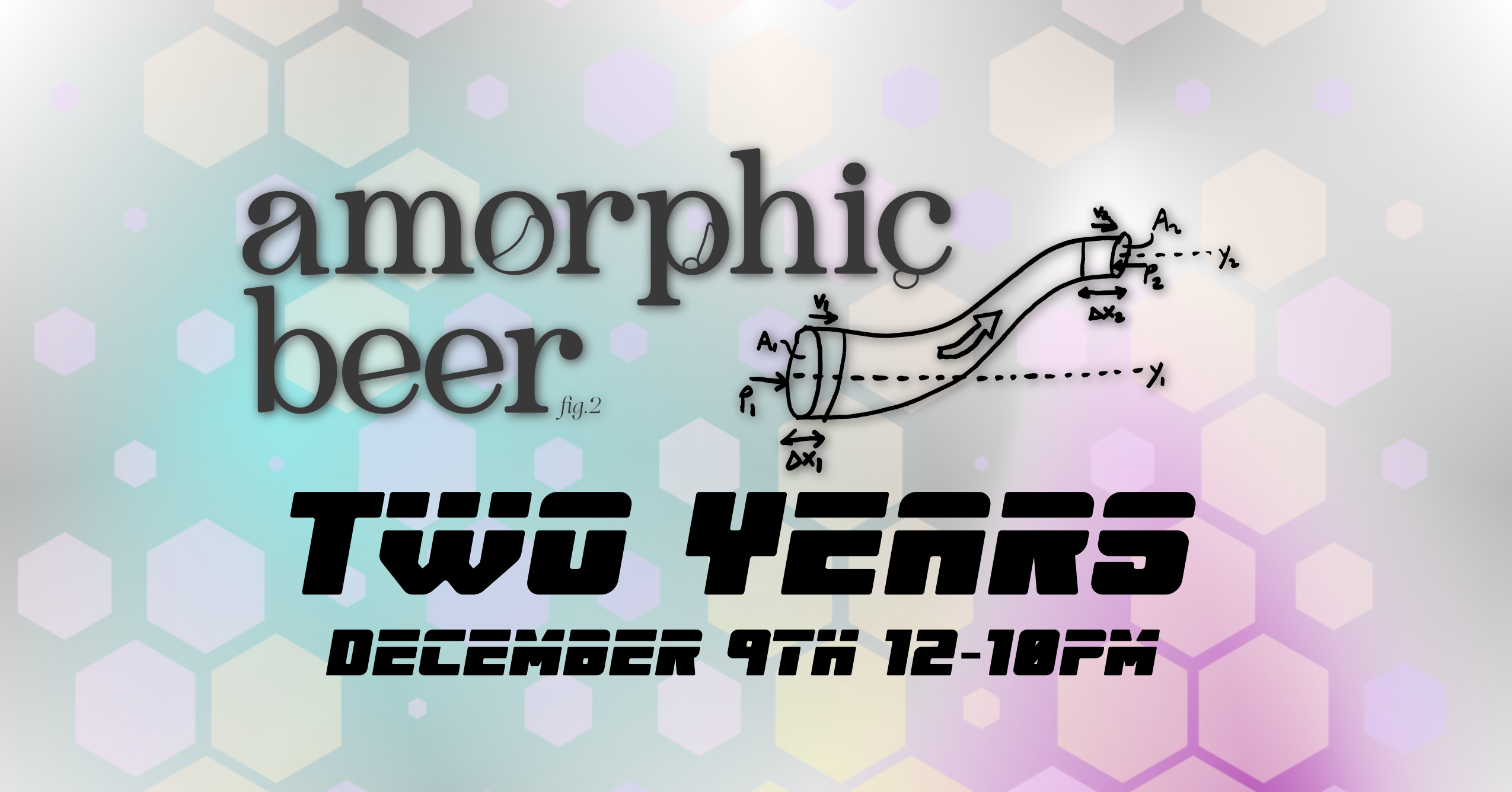 Amorphic Beer 2nd Birthday Party, December 9th!