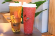 Drinks from Tsaocaa, a recently-opened boba cafe and restaurant. Photo taken June 23, 2023 by Sophie Bolich.
