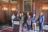 Sen. Dianne Hesselbein, D-Middleton, introduced the bill to expand BadgerCare on Oct. 31, 2023. Robert D'Andrea/WPR