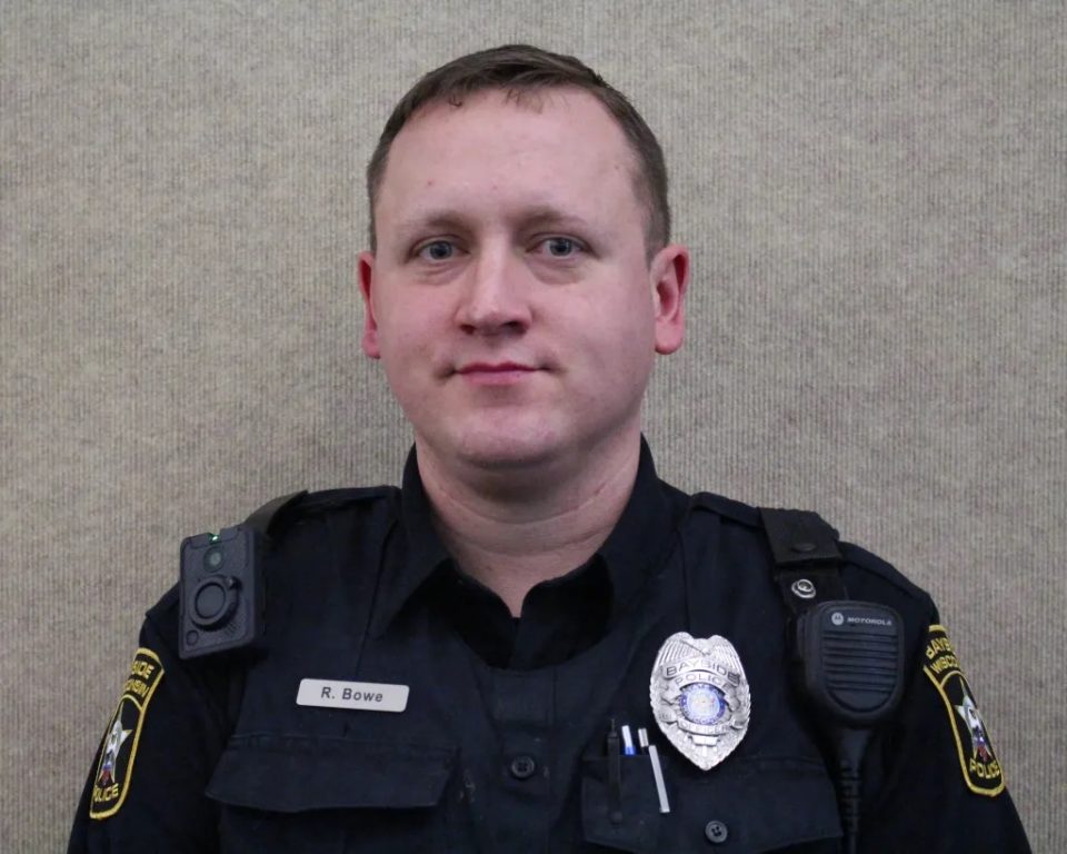 Ryan Bowe, a cop who previously signed up for membership with the Oath Keepers, resigned from the Bayside Police Department earlier this month. Photo from the Bayside Police Department.