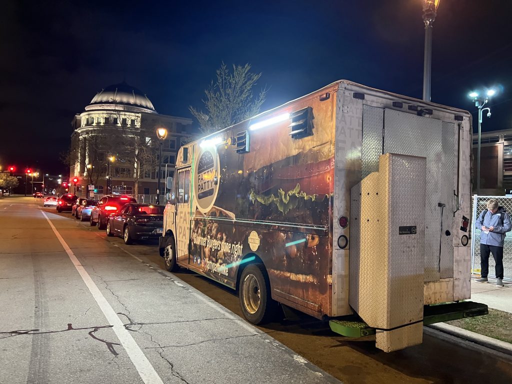 The Fatty Patty Food Truck on Water Street. Photo by Jeramey Jannene.
