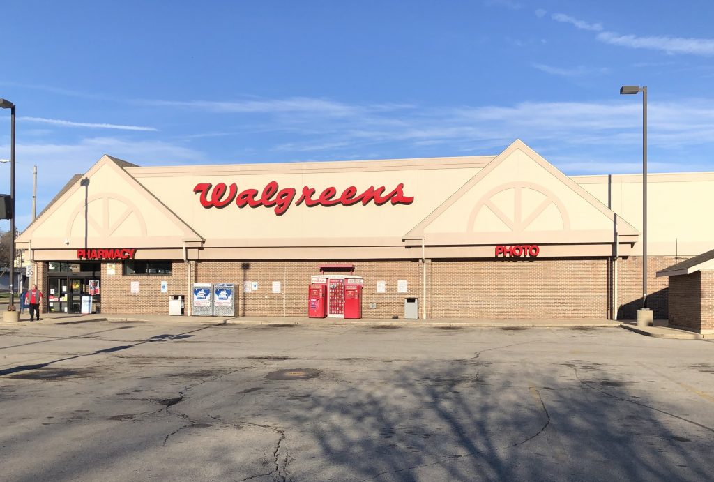 File photo of Walgreens at 620 W. Oklahoma Ave. Photo by Jeramey Jannene.