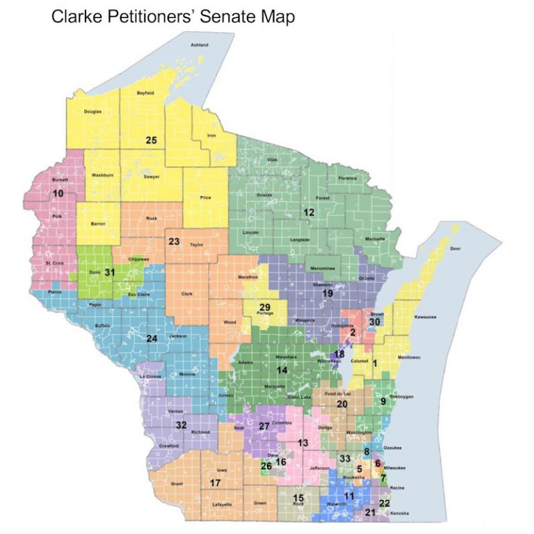 Clarke Petitioners’ Senate Map