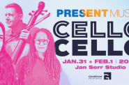 Present Music Cello Cello concert. Image provided.