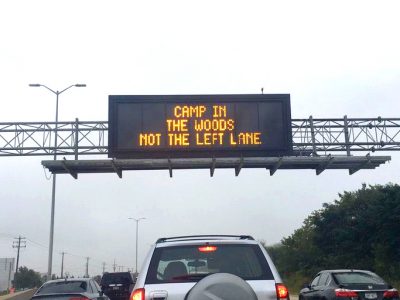No More Humorous Highway Signs