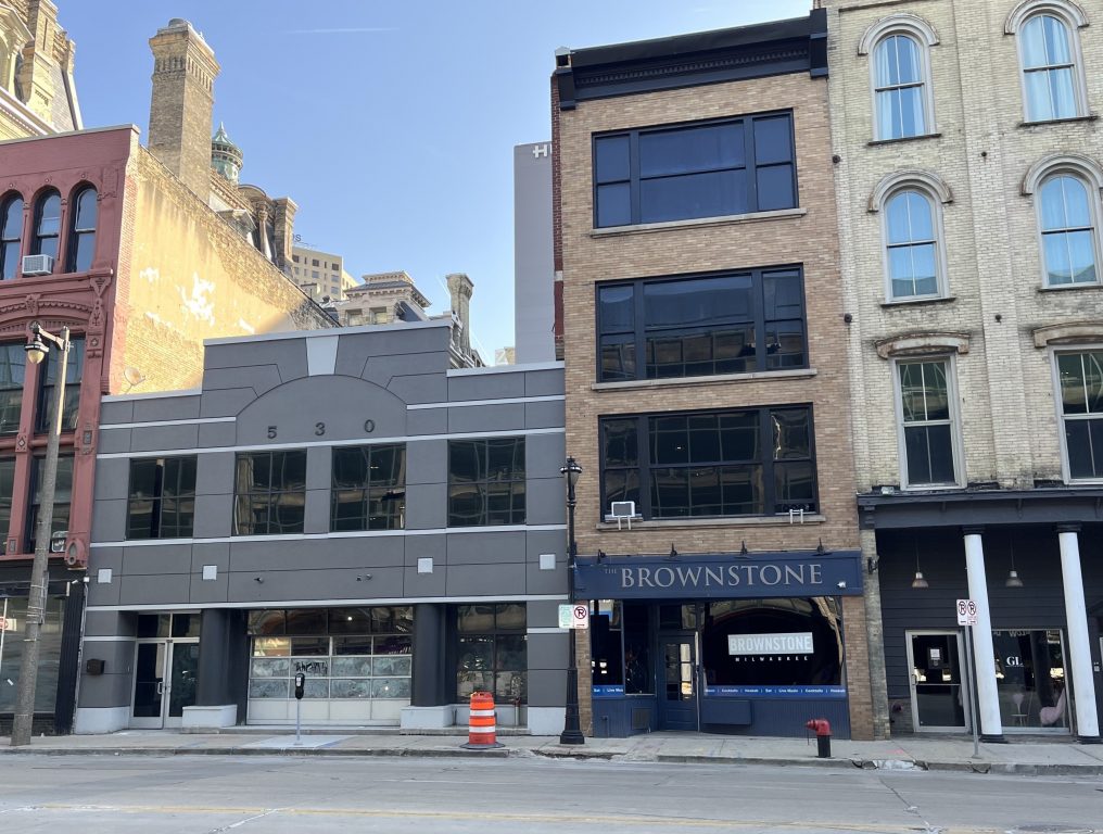 Site of Brownstone Social Lounge and future City Social Bar & Grill and The LYNQ. Photo taken March 4, 2024 by Sophie Bolich.