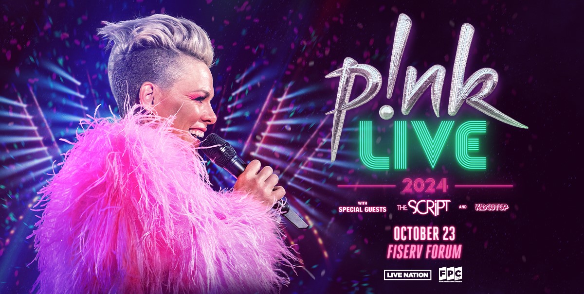 P!NK Responds to Fan Demand of 2024 Arena Tour with Stop at Fiserv Forum on Wednesday, Oct. 23