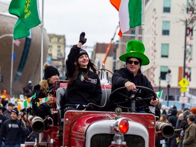 Street closures for 56th Shamrock Club of Wisconsin St. Patrick’s Day Parade on Saturday, March 9