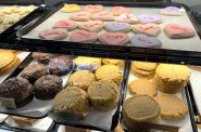 Valentine's Day treats from C. Adam's Bakery. Photo taken Feb. 5, 2024 by Sophie Bolich.