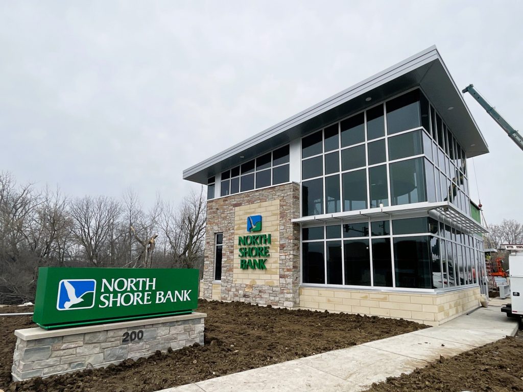 North Shore Bank's new Oak Creek branch. Photo courtesy of North Shore Bank.
