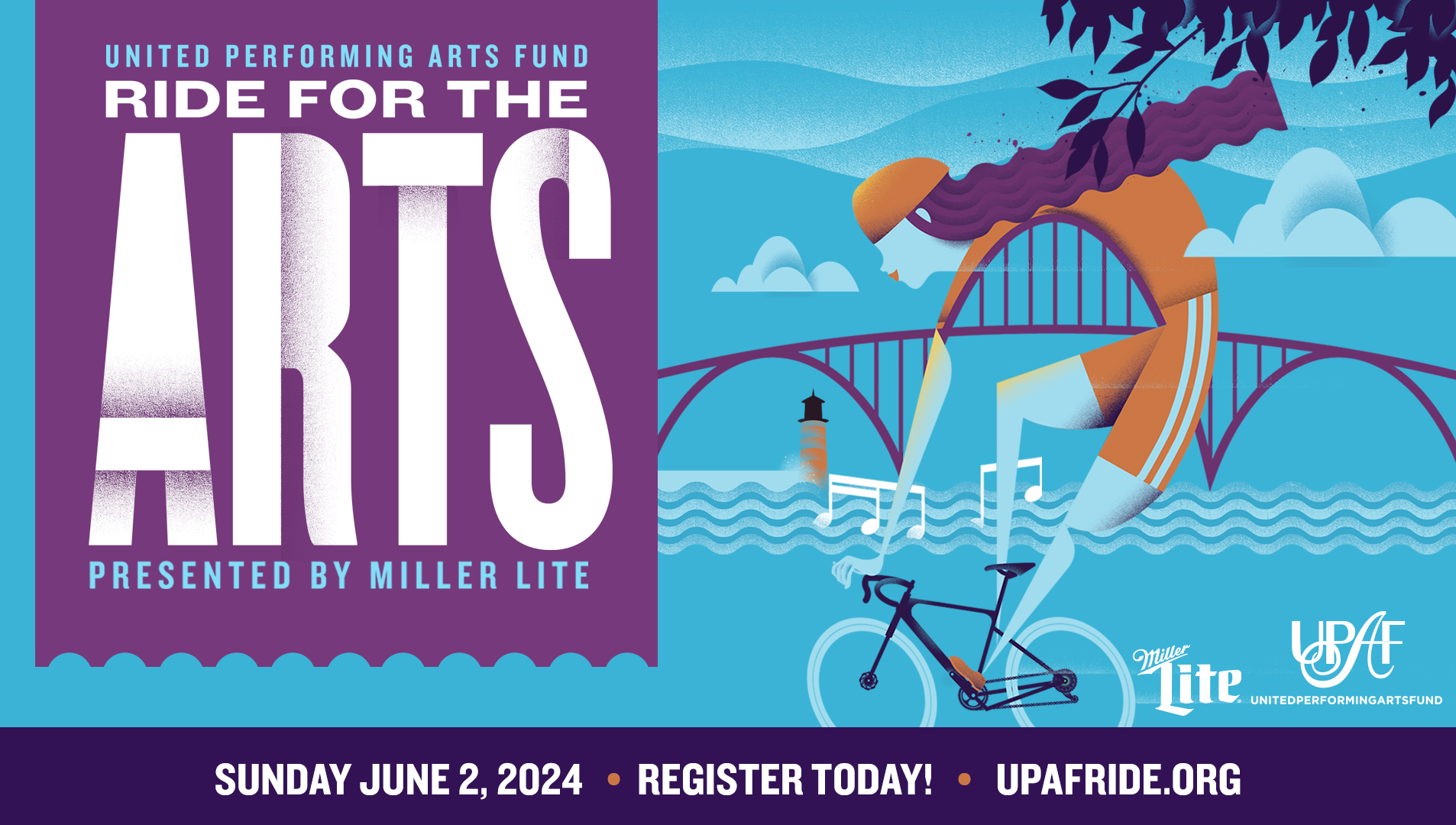 The UPAF Ride for the Arts, presented by Miller Lite, returns to Henry Maier Festival Park June 2 with Hoan Loop Course