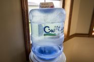 Mary Wetterling named the water dispenser at her French Island, Wis., home “Aqua Maria.” Angela Major/WPR