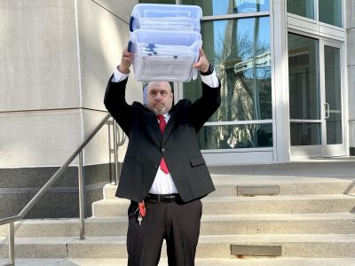 ‘Recall Vos’ Organizers Deliver Signatures in Bid to Remove Assembly Speaker