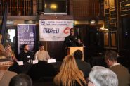 Milwaukee Police Chief Jeffrey Norman appears at the Milwaukee Press Club luncheon. (Photo | Isiah Holmes)