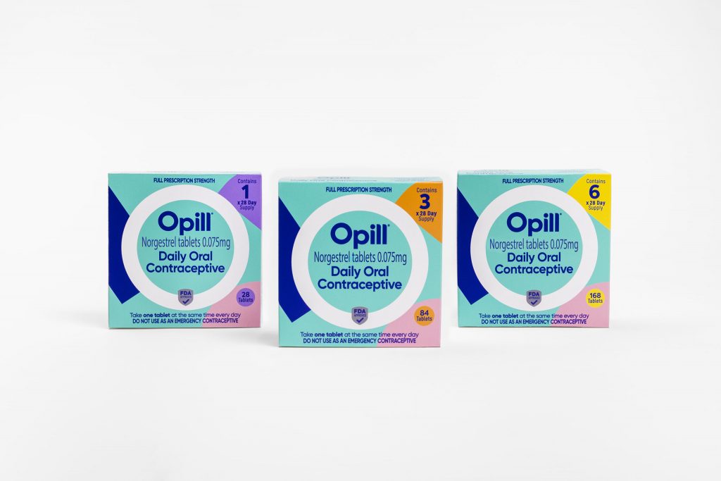 Opill, the first over-the-counter birth control, will soon be available at retailers and pharmacies across the U.S. (Photo courtesy of Perrigo)