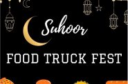 Suhoor Food Truck Festival flyer. Image courtesy of Eat Halal Milwaukee.