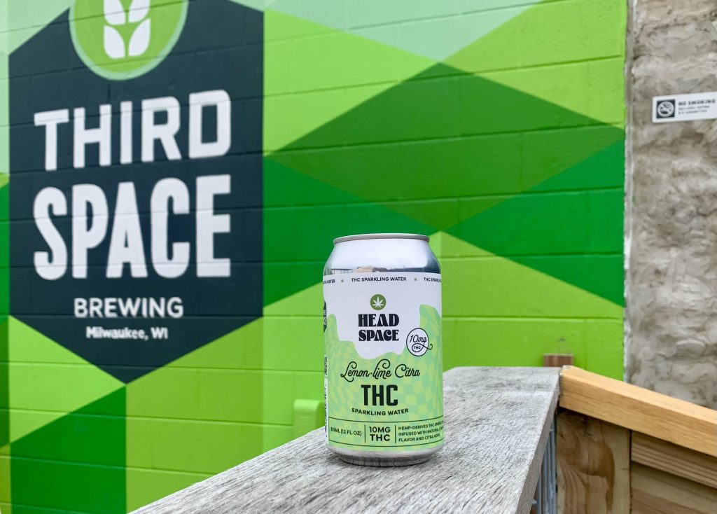 Head Space sparkling THC beverage. Photo courtesy of Third Space Brewing Company