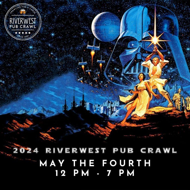2024 Riverwest Pub Crawl. Image courtesy of the Riverwest Brewing Syndicate.
