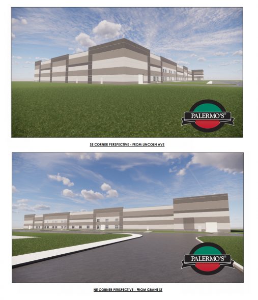 Preliminary renderings of Palermo’s new production  facility in West Milwaukee.