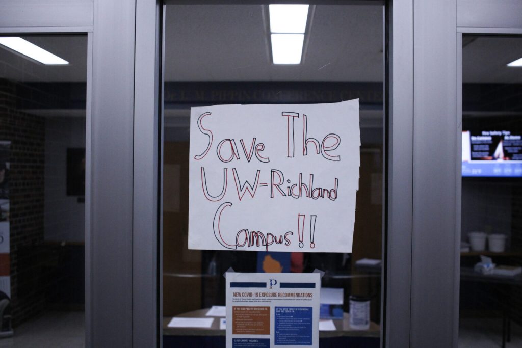 Universities of Wisconsin Vice President for University Relations Jeff Buhrandt wrote in a letter to the Richland County Board of Supervisors Tuesday that despite “tremendous efforts,” UW-Platteville will completely vacate the Richland County campus by July 1, 2024. (Henry Redman | Wisconsin Examiner)