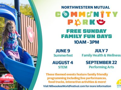 Four FREE Sunday Family Fun Days Scheduled for 2024 at Northwestern Mutual Community Park