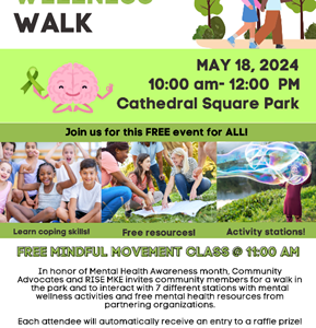 Join the Discover Wellness Walk on May 18